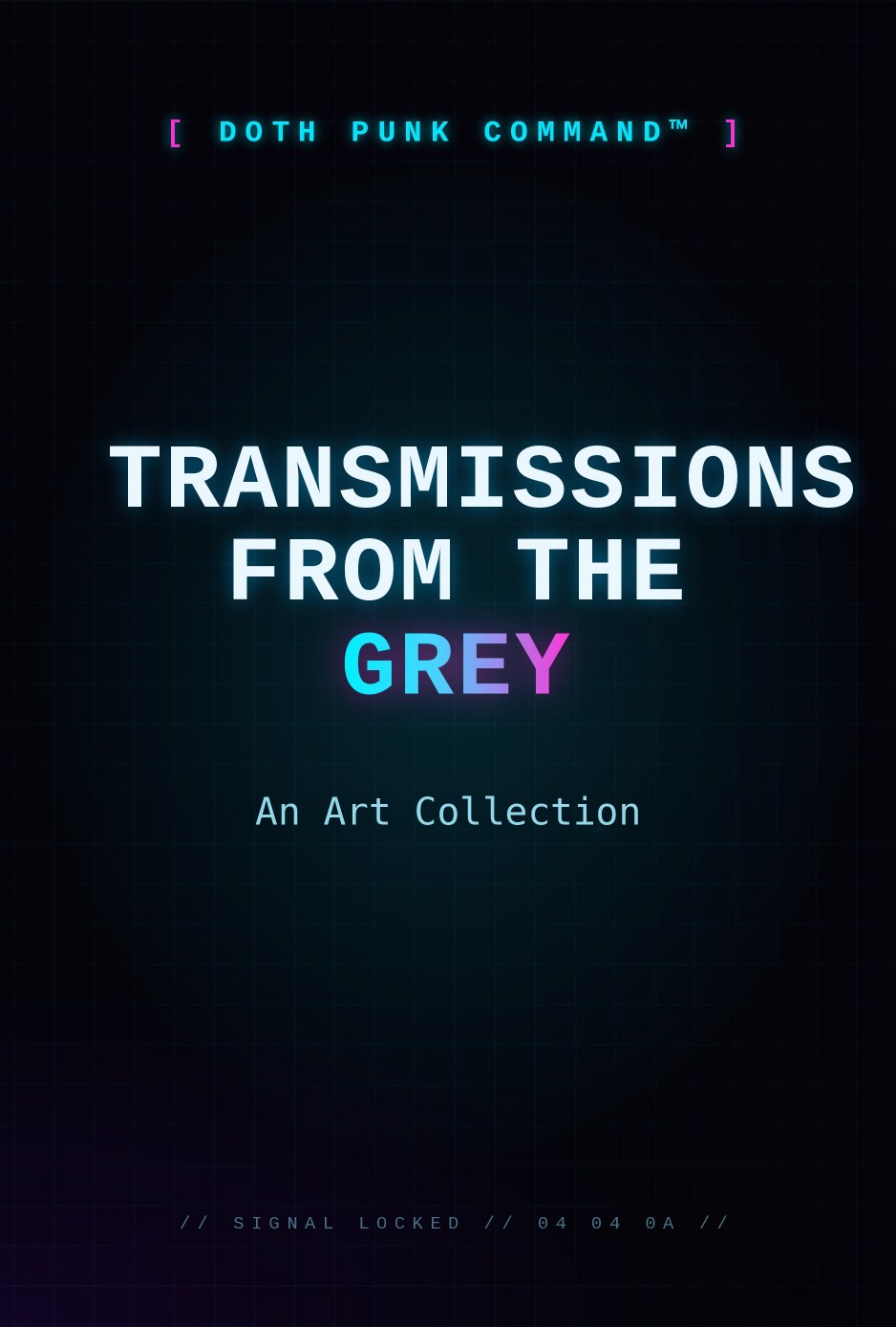 Transmissions from the Grey — front cover